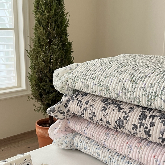 91家纺网 家纺一手货源 找家纺 （总）2025新款悠扬床盖三件套