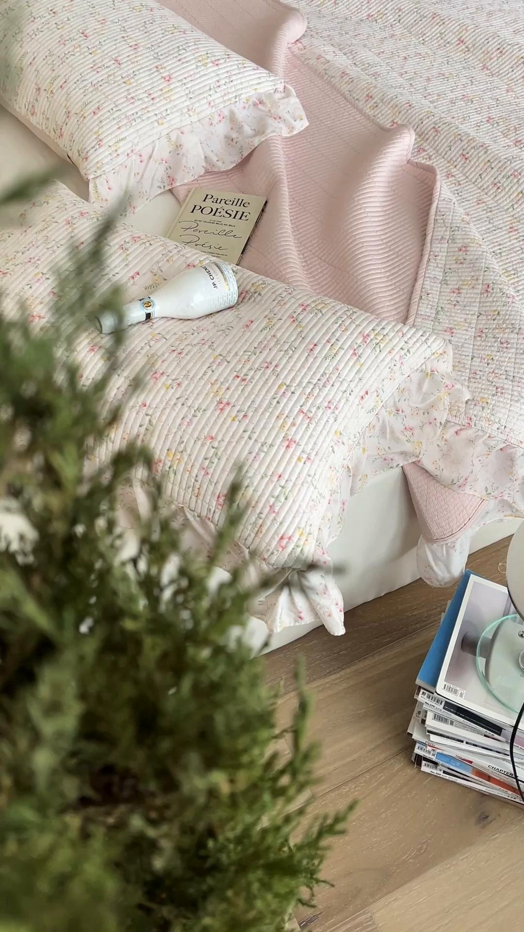 91家纺网 家纺一手货源 找家纺 2025新款悠扬床盖三件套 浅知玉