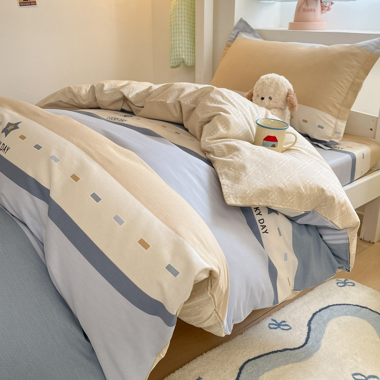 91家纺网 家纺一手货源 找家纺 铭成家纺 2025新款全棉印花学生三件套系列（提供买家秀） 华歌尔