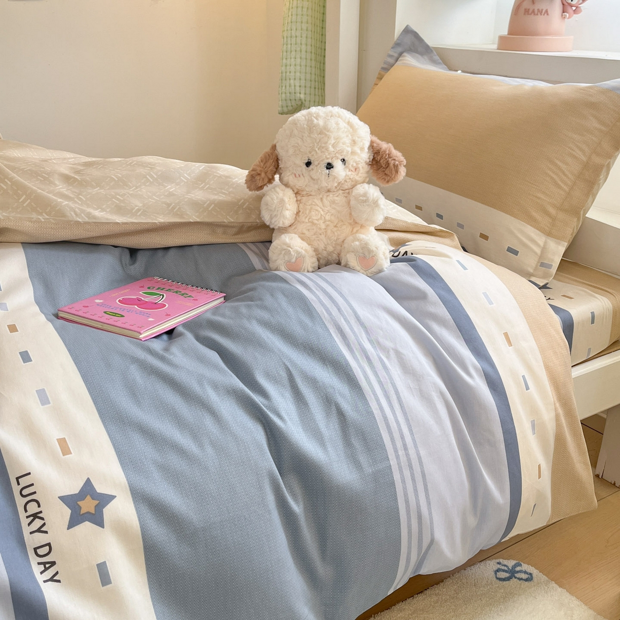 91家纺网 家纺一手货源 找家纺 铭成家纺 2025新款全棉印花学生三件套系列（提供买家秀） 华歌尔