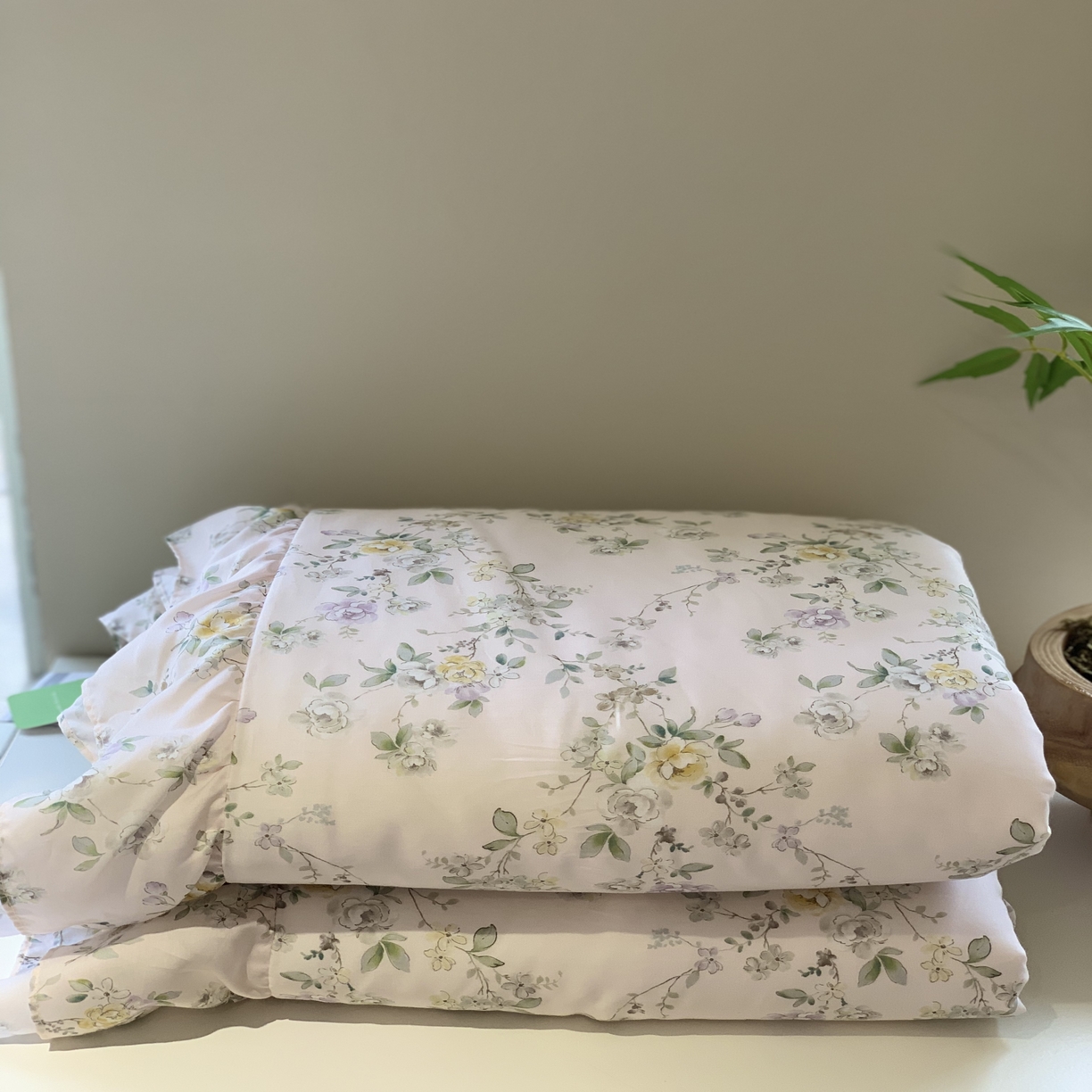 91家纺网 家纺一手货源 找家纺 汇庭 2025春夏新款悠扬夏被系列夏凉被空调被单夏被 森语绿花