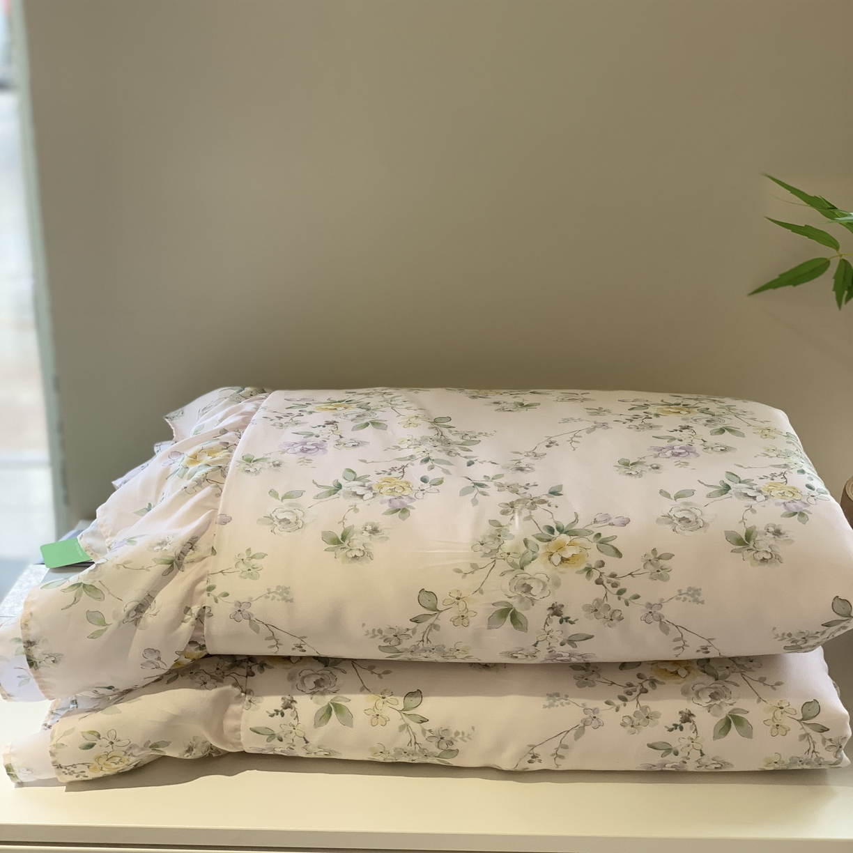 91家纺网 家纺一手货源 找家纺 汇庭 2025春夏新款悠扬夏被系列夏凉被空调被单夏被 森语绿花