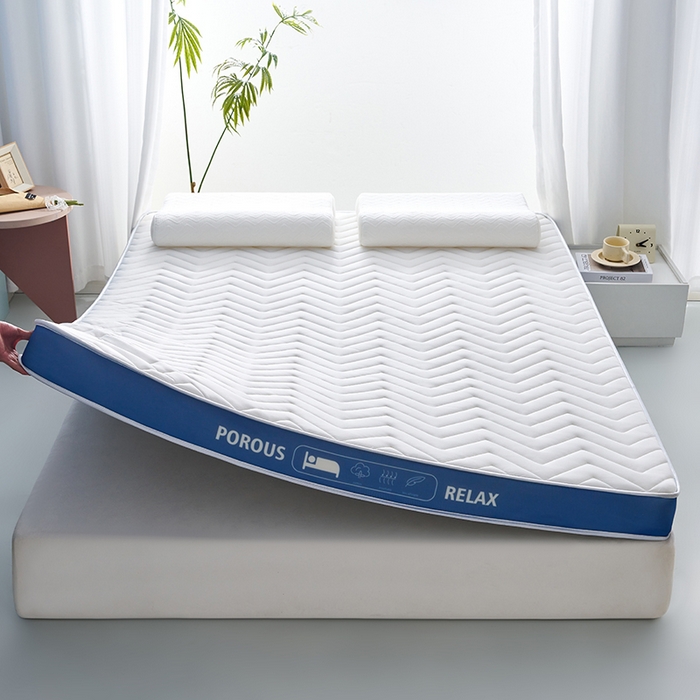 91家纺网 家纺一手货源 找家纺 （总）合纵跨境工厂 2025新款17/25D记忆海绵床垫跨境外贸JIT一件代发TEMU亚马逊希音包过核价立体波浪款