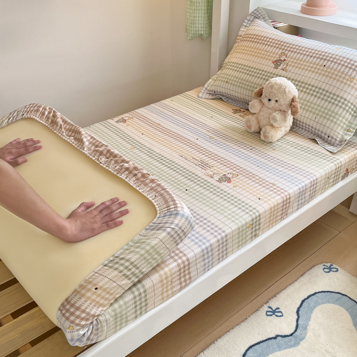 91家纺网 家纺一手货源 找家纺 铭成家纺 2025新款全棉印花学生三件套系列（提供买家秀） 美梦小王子