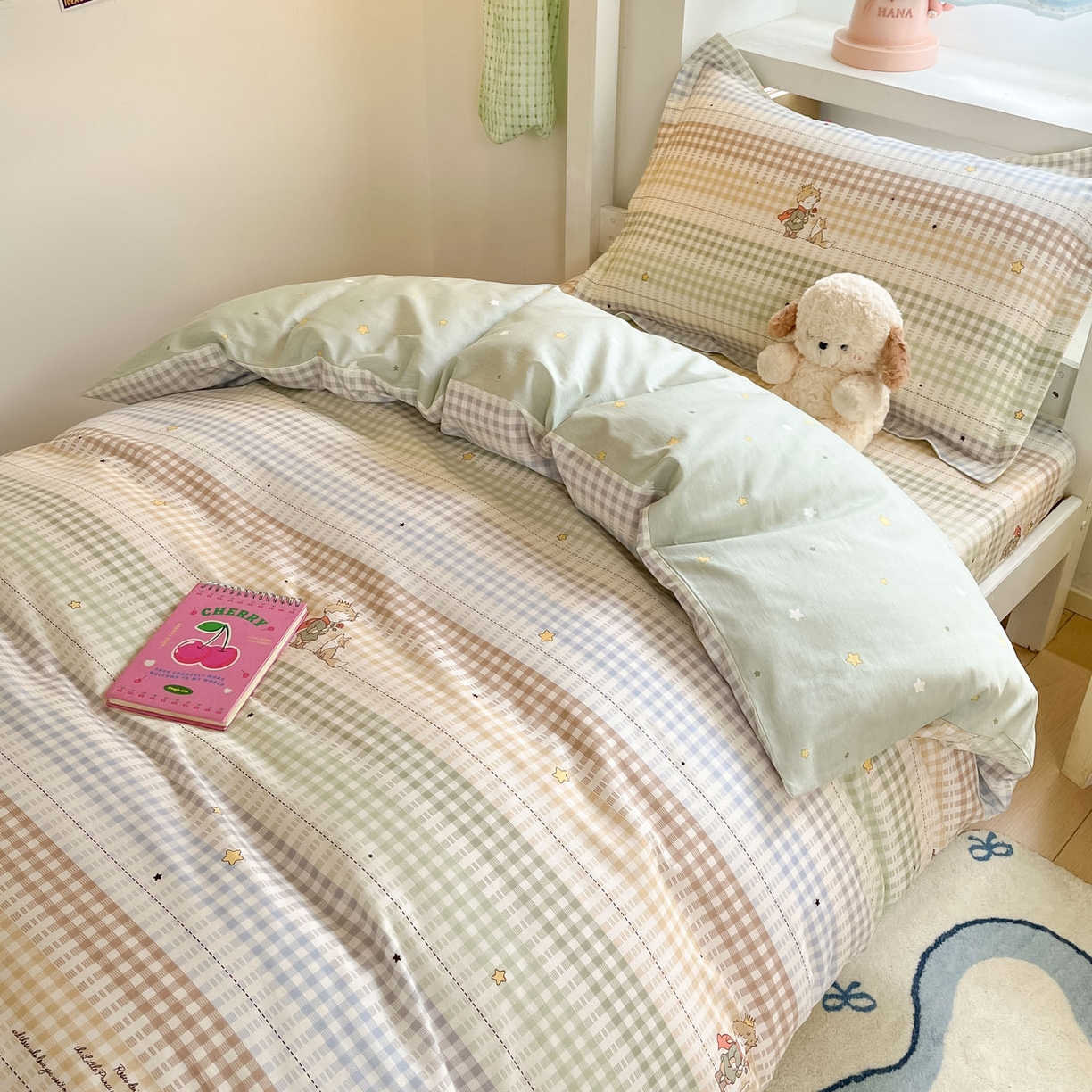 91家纺网 家纺一手货源 找家纺 铭成家纺 2025新款全棉印花学生三件套系列（提供买家秀） 美梦小王子