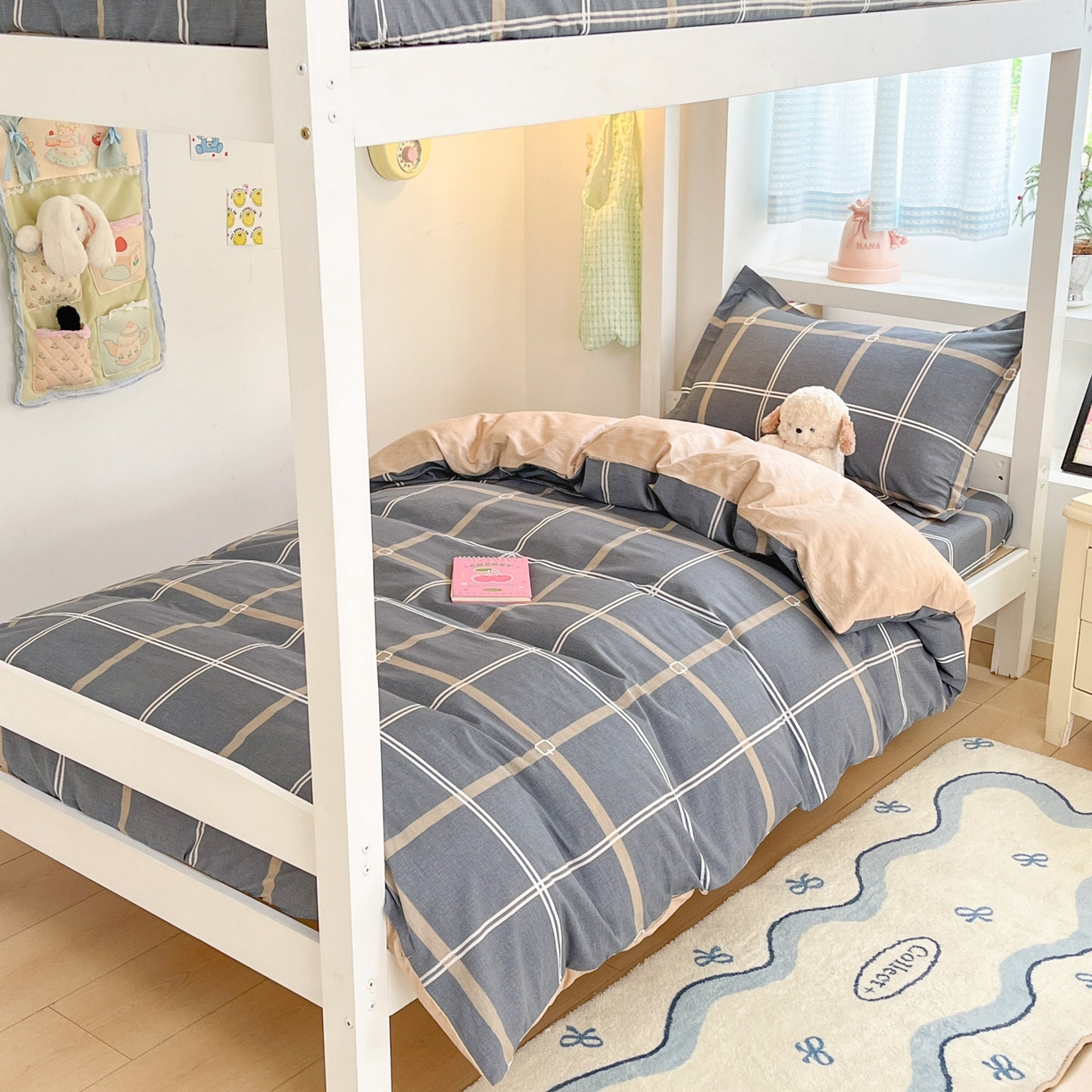 铭成家纺 2025新款全棉印花学生三件套系列（提供买家秀） 米拉