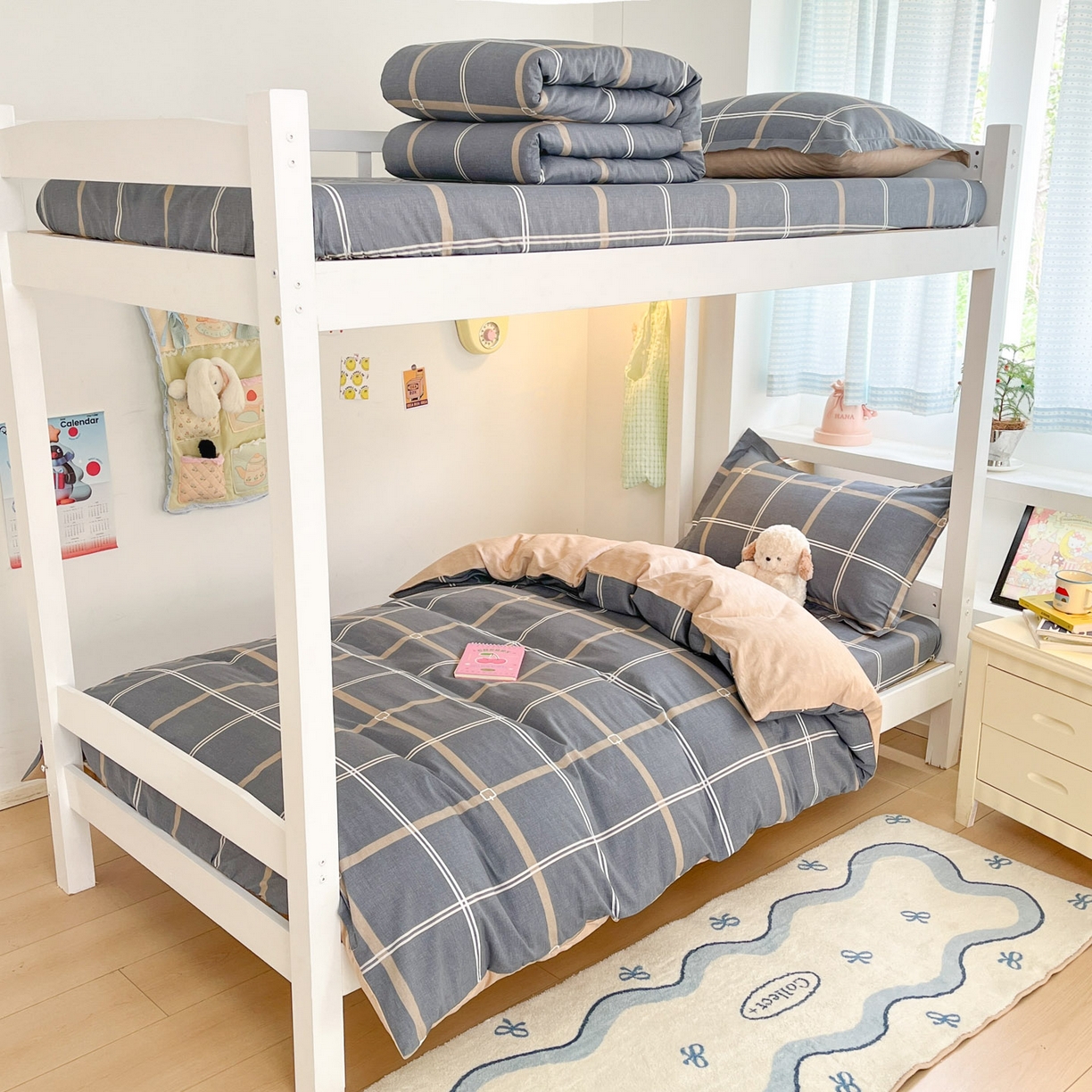 91家纺网 家纺一手货源 找家纺 铭成家纺 2025新款全棉印花学生三件套系列（提供买家秀） 米拉