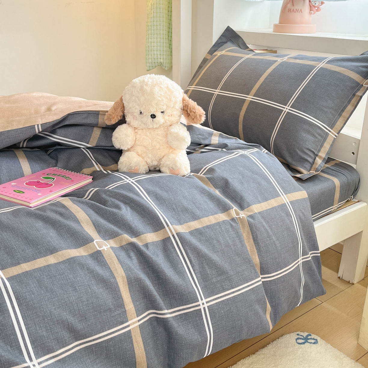 91家纺网 家纺一手货源 找家纺 铭成家纺 2025新款全棉印花学生三件套系列（提供买家秀） 米拉