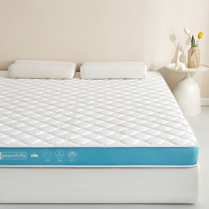 91家纺网 家纺一手货源 找家纺 （总）合纵跨境工厂 2025新款17/25D记忆海绵床垫跨境外贸JIT一件代发TEMU亚马逊希音包过核价立体水波纹