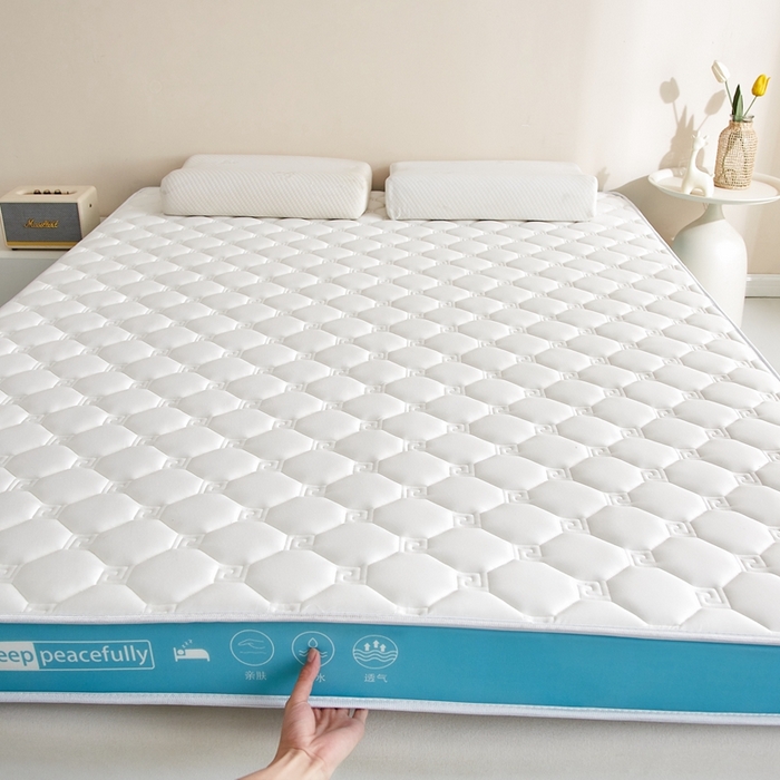 91家纺网 家纺一手货源 找家纺 （总）合纵跨境工厂 2025新款17/25D记忆海绵床垫跨境外贸JIT一件代发TEMU亚马逊希音包过核价立体水波纹