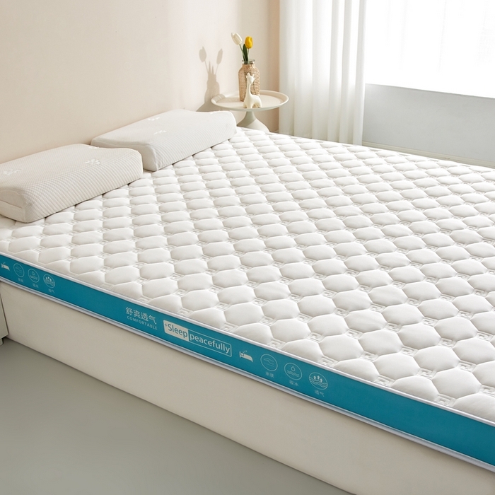 91家纺网 家纺一手货源 找家纺 （总）合纵跨境工厂 2025新款17/25D记忆海绵床垫跨境外贸JIT一件代发TEMU亚马逊希音包过核价立体水波纹