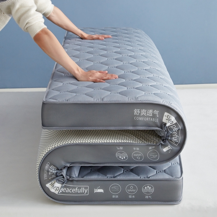 91家纺网 家纺一手货源 找家纺 （总）合纵跨境工厂 2025新款17/25D记忆海绵床垫跨境外贸JIT一件代发TEMU亚马逊希音包过核价立体水波纹