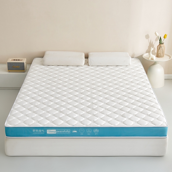 91家纺网 家纺一手货源 找家纺 合纵跨境工厂 2025新款17/25D记忆海绵床垫跨境外贸JIT一件代发TEMU亚马逊希音包过核价立体水波纹 立体回字格天然边白