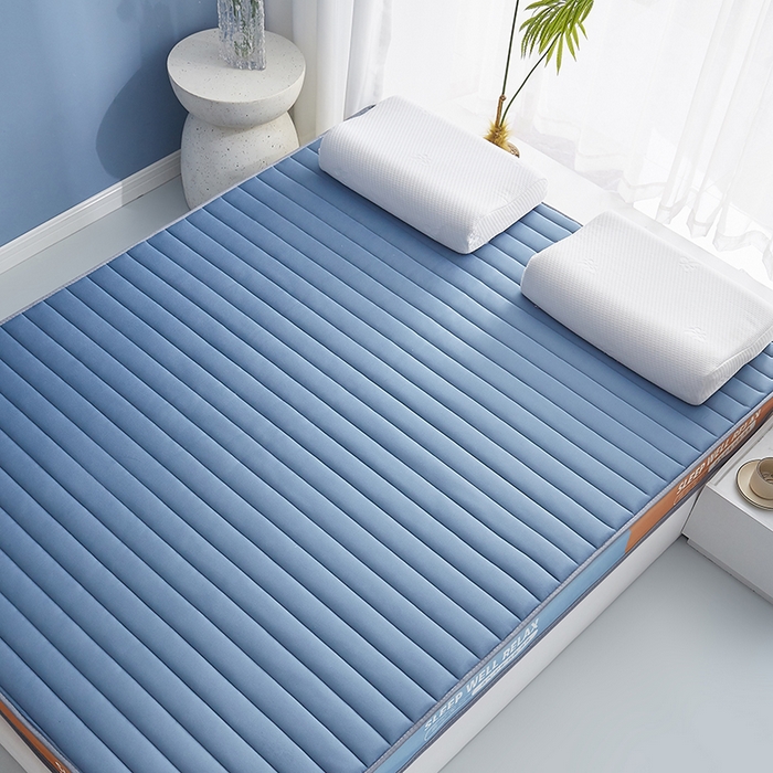 91家纺网 家纺一手货源 找家纺 （总）合纵跨境工厂 2025新款记忆海绵床垫跨境外贸JIT一件代发TEMU亚马逊希音包过核价立体横条