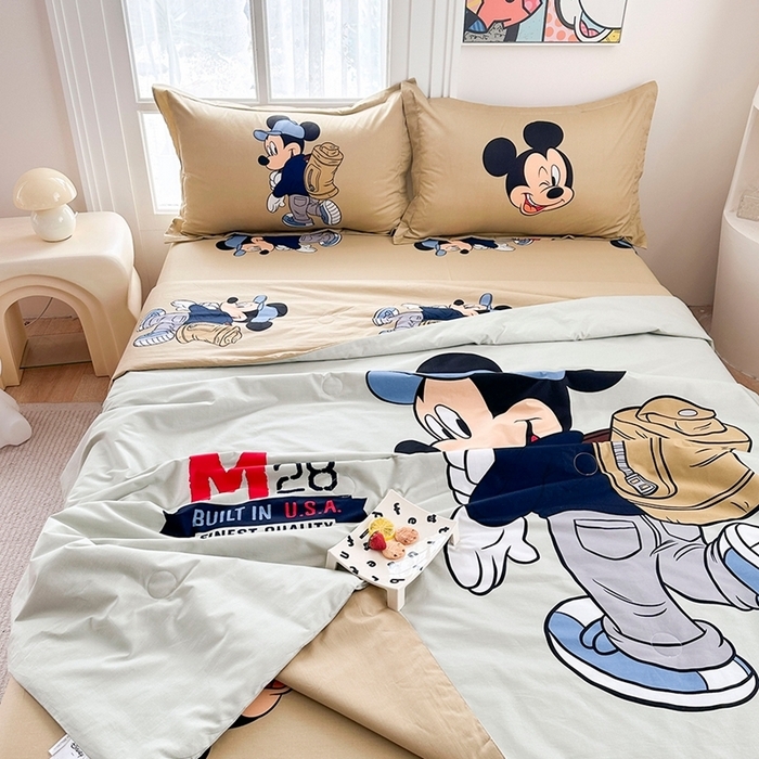 91家纺网 家纺一手货源 找家纺 （总）眷恋家纺 2025新款卡通全棉夏被夏凉被空调被三件套四件套