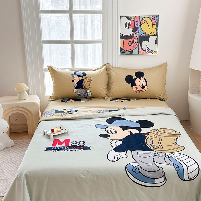 91家纺网 家纺一手货源 找家纺 （总）眷恋家纺 2025新款卡通全棉夏被夏凉被空调被三件套四件套