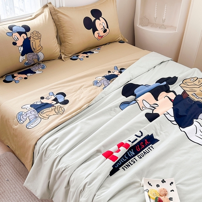 91家纺网 家纺一手货源 找家纺 （总）眷恋家纺 2025新款卡通全棉夏被夏凉被空调被三件套四件套