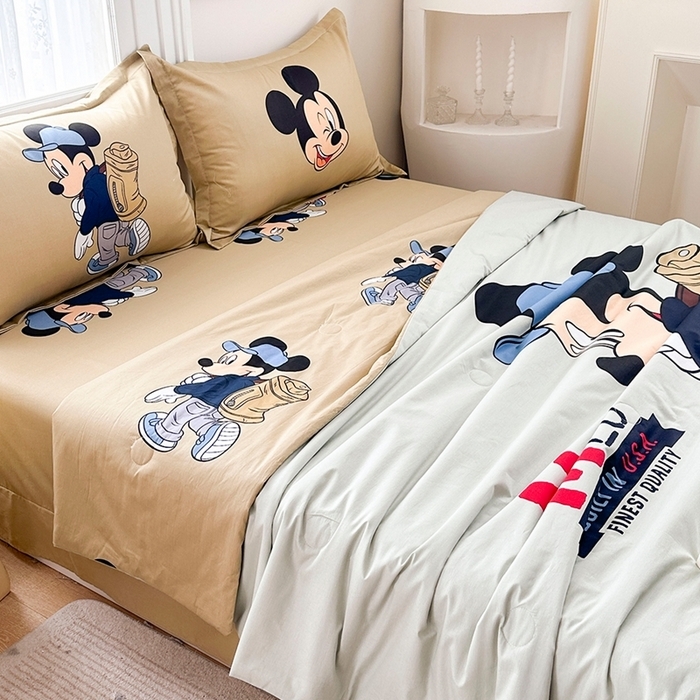 91家纺网 家纺一手货源 找家纺 （总）眷恋家纺 2025新款卡通全棉夏被夏凉被空调被三件套四件套