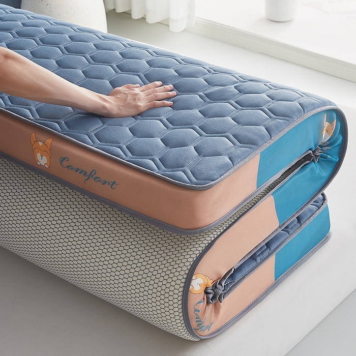 91家纺网 家纺一手货源 找家纺 （总）合纵跨境工厂 2025新款17/25D记忆海绵床垫跨境外贸JIT一件代发TEMU亚马逊希音包过核价立体水波纹核价立体球形