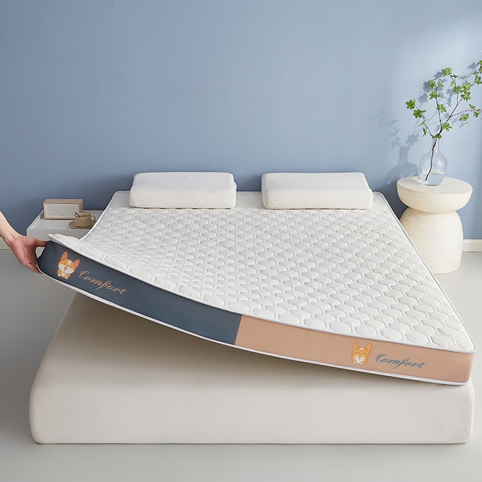 91家纺网 家纺一手货源 找家纺 合纵跨境工厂 2025新款17/25D记忆海绵床垫跨境外贸JIT一件代发TEMU亚马逊希音包过核价立体水波纹核价立体球形 立体球形-白 5cm