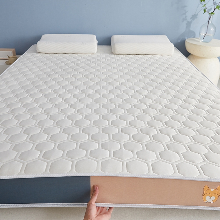 91家纺网 家纺一手货源 找家纺 合纵跨境工厂 2025新款17/25D记忆海绵床垫跨境外贸JIT一件代发TEMU亚马逊希音包过核价立体水波纹核价立体球形 立体球形-白 5cm