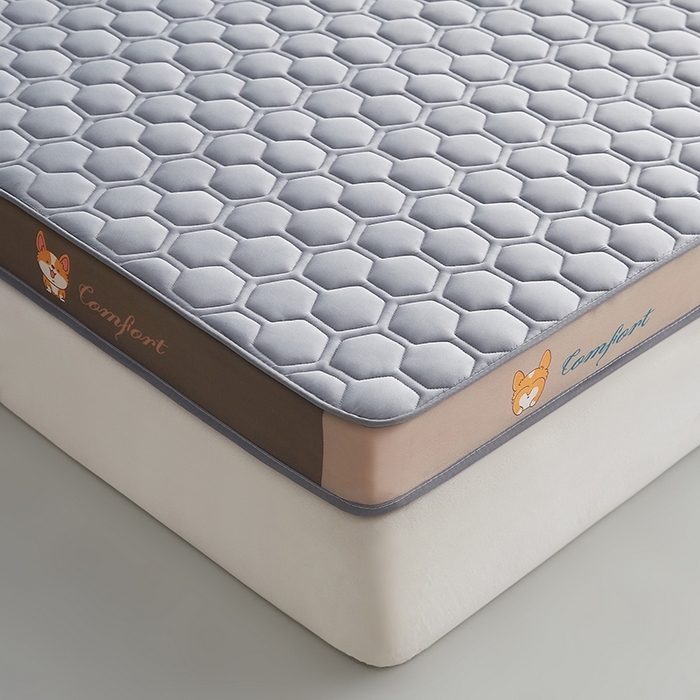 91家纺网 家纺一手货源 找家纺 合纵跨境工厂 2025新款17/25D记忆海绵床垫跨境外贸JIT一件代发TEMU亚马逊希音包过核价立体水波纹核价立体球形 立体球形-灰 5cm