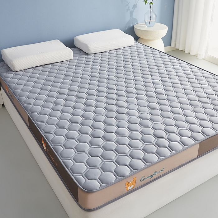 91家纺网 家纺一手货源 找家纺 合纵跨境工厂 2025新款17/25D记忆海绵床垫跨境外贸JIT一件代发TEMU亚马逊希音包过核价立体水波纹核价立体球形 立体球形-灰 5cm