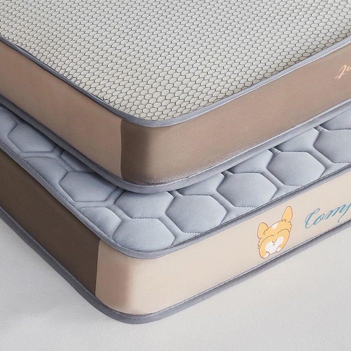 91家纺网 家纺一手货源 找家纺 合纵跨境工厂 2025新款17/25D记忆海绵床垫跨境外贸JIT一件代发TEMU亚马逊希音包过核价立体水波纹核价立体球形 立体球形-灰 5cm