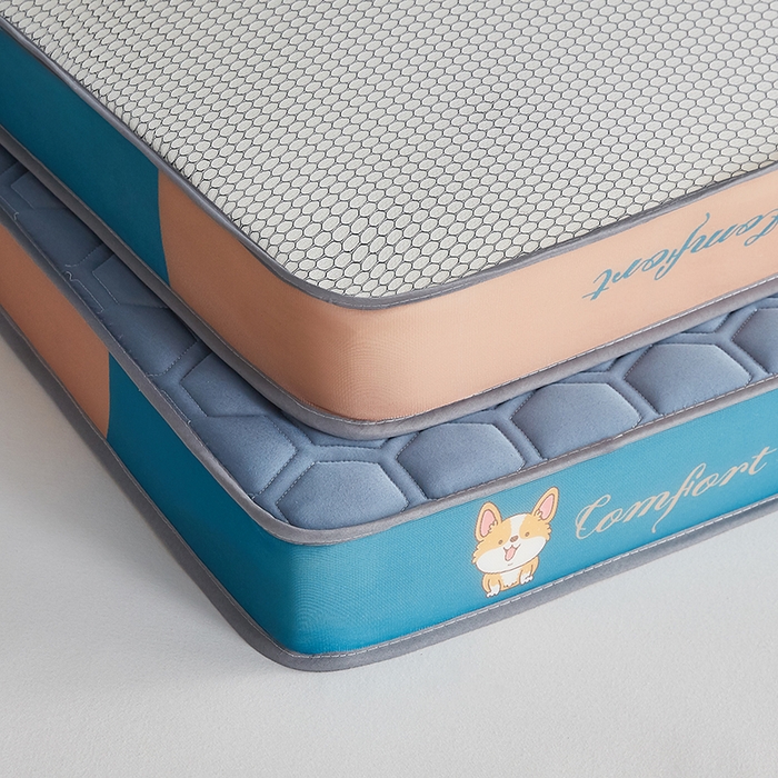 91家纺网 家纺一手货源 找家纺 合纵跨境工厂 2025新款17/25D记忆海绵床垫跨境外贸JIT一件代发TEMU亚马逊希音包过核价立体水波纹核价立体球形 立体球形-蓝 5cm