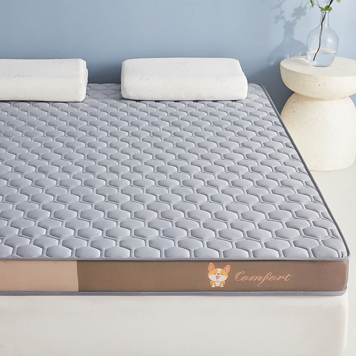 91家纺网 家纺一手货源 找家纺 合纵跨境工厂 2025新款17/25D记忆海绵床垫跨境外贸JIT一件代发TEMU亚马逊希音包过核价立体水波纹核价立体球形 立体球形-灰 9cm