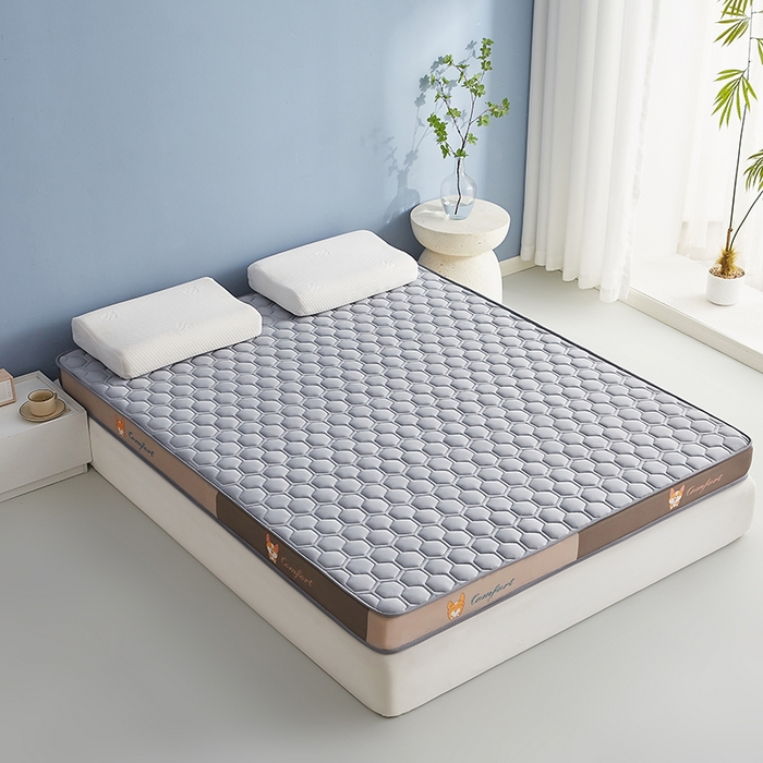 91家纺网 家纺一手货源 找家纺 合纵跨境工厂 2025新款17/25D记忆海绵床垫跨境外贸JIT一件代发TEMU亚马逊希音包过核价立体水波纹核价立体球形 立体球形-灰 9cm