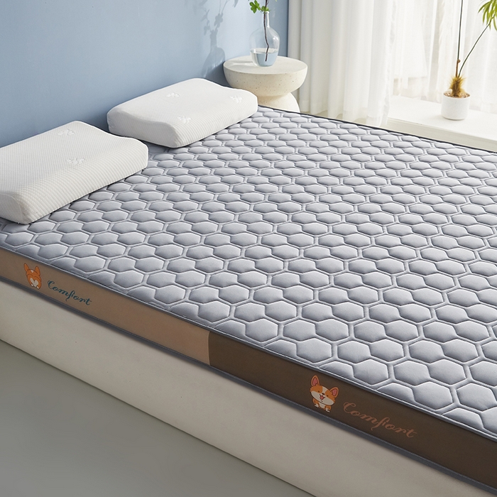 91家纺网 家纺一手货源 找家纺 合纵跨境工厂 2025新款17/25D记忆海绵床垫跨境外贸JIT一件代发TEMU亚马逊希音包过核价立体水波纹核价立体球形 立体球形-灰 9cm