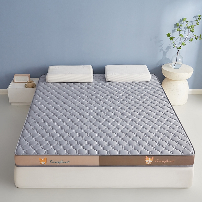 91家纺网 家纺一手货源 找家纺 合纵跨境工厂 2025新款17/25D记忆海绵床垫跨境外贸JIT一件代发TEMU亚马逊希音包过核价立体水波纹核价立体球形 立体球形-灰 9cm