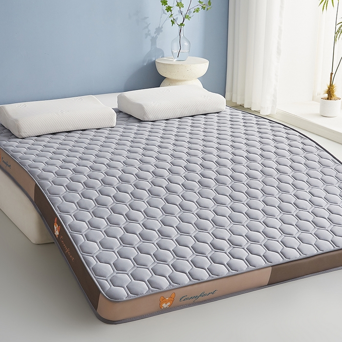 91家纺网 家纺一手货源 找家纺 合纵跨境工厂 2025新款17/25D记忆海绵床垫跨境外贸JIT一件代发TEMU亚马逊希音包过核价立体水波纹核价立体球形 立体球形-灰 9cm