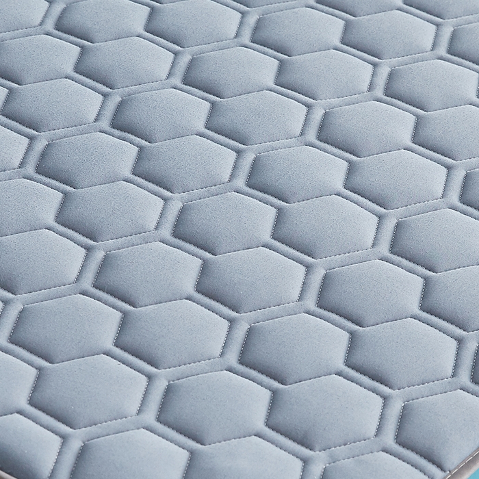 91家纺网 家纺一手货源 找家纺 合纵跨境工厂 2025新款17/25D记忆海绵床垫跨境外贸JIT一件代发TEMU亚马逊希音包过核价立体水波纹核价立体球形 立体球形-蓝 9cm