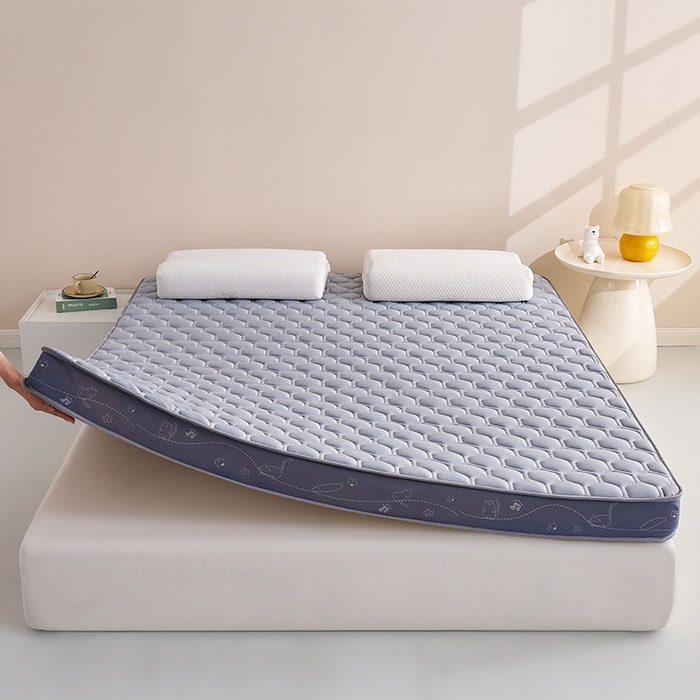 91家纺网 家纺一手货源 找家纺 合纵跨境工厂 2025新款17/25D记忆海绵床垫跨境外贸JIT一件代发TEMU亚马逊希音包过核价立体球形小猫 立体球形小猫-灰 5cm