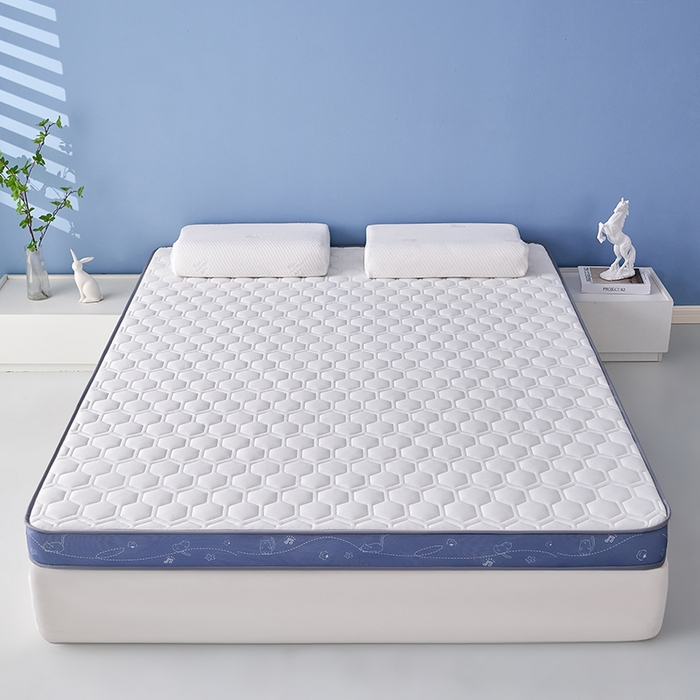 91家纺网 家纺一手货源 找家纺 合纵跨境工厂 2025新款17/25D记忆海绵床垫跨境外贸JIT一件代发TEMU亚马逊希音包过核价立体球形小猫 立体球形小猫-灰蓝边白 9cm