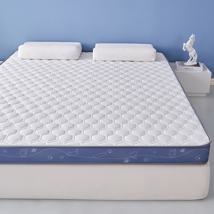 91家纺网 家纺一手货源 找家纺 合纵跨境工厂 2025新款17/25D记忆海绵床垫跨境外贸JIT一件代发TEMU亚马逊希音包过核价立体球形小猫 立体球形小猫-灰蓝边白 9cm