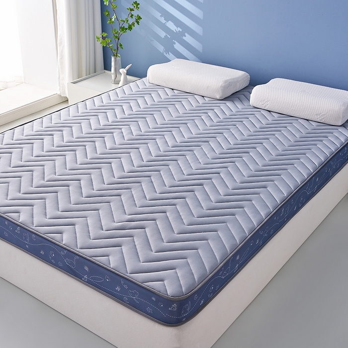 91家纺网 家纺一手货源 找家纺 合纵跨境工厂 2025新款17/25D记忆海绵床垫跨境外贸JIT一件代发TEMU亚马逊希音包过核价立体月亮款 立体月亮款-灰 9cm