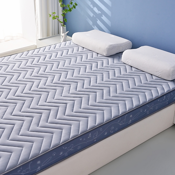 91家纺网 家纺一手货源 找家纺 合纵跨境工厂 2025新款17/25D记忆海绵床垫跨境外贸JIT一件代发TEMU亚马逊希音包过核价立体月亮款 立体月亮款-灰 9cm