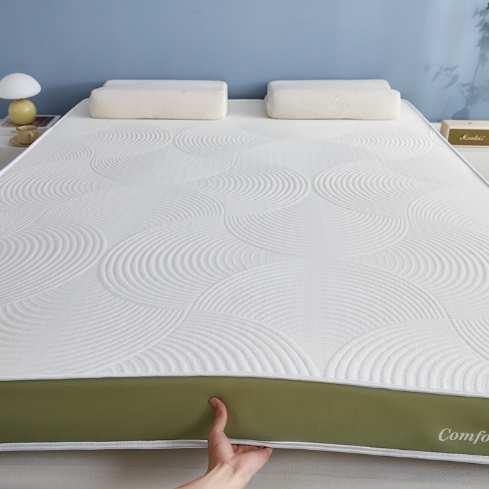 91家纺网 家纺一手货源 找家纺 （总）合纵跨境工厂 2025新款17/25D记忆海绵床垫跨境外贸JIT一件代发TEMU亚马逊希音包过核价立体水波纹