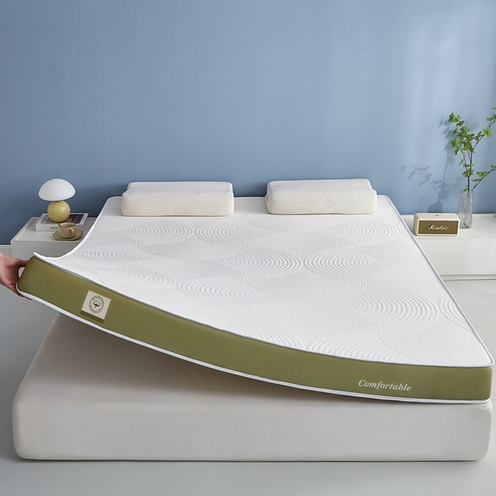 91家纺网 家纺一手货源 找家纺 （总）合纵跨境工厂 2025新款17/25D记忆海绵床垫跨境外贸JIT一件代发TEMU亚马逊希音包过核价立体水波纹