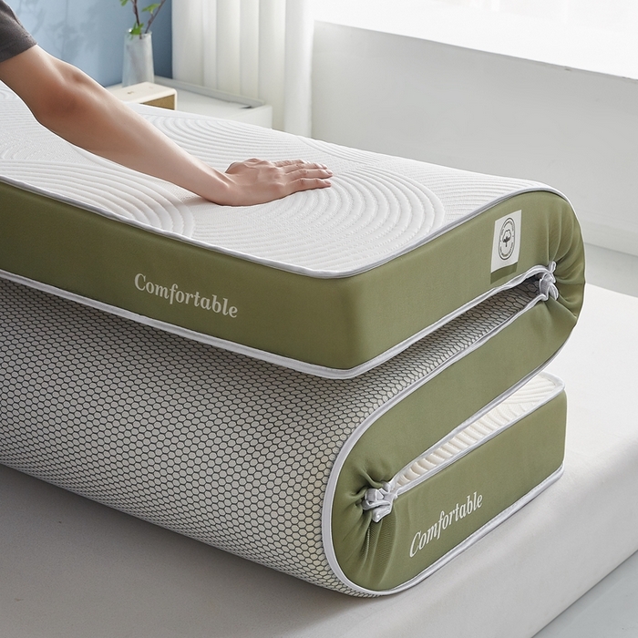 91家纺网 家纺一手货源 找家纺 （总）合纵跨境工厂 2025新款17/25D记忆海绵床垫跨境外贸JIT一件代发TEMU亚马逊希音包过核价立体水波纹