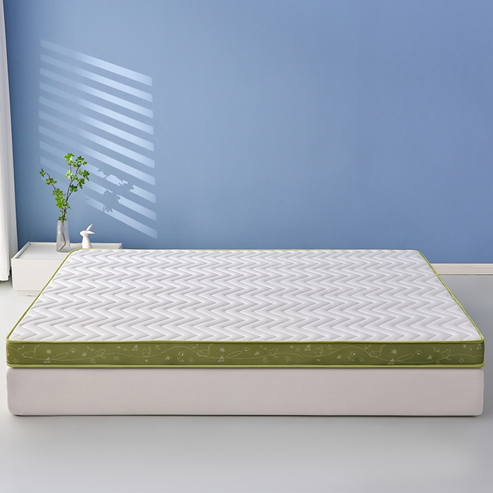 91家纺网 家纺一手货源 找家纺 合纵跨境工厂 2025新款17/25D记忆海绵床垫跨境外贸JIT一件代发TEMU亚马逊希音包过核价立体月亮款 立体月亮款-绿边白 9cm