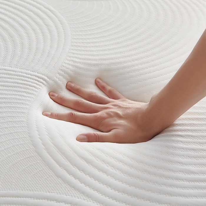 91家纺网 家纺一手货源 找家纺 合纵跨境工厂 2025新款17/25D记忆海绵床垫跨境外贸JIT一件代发TEMU亚马逊希音包过核价立体水波纹 立体水波纹针织蓝边白