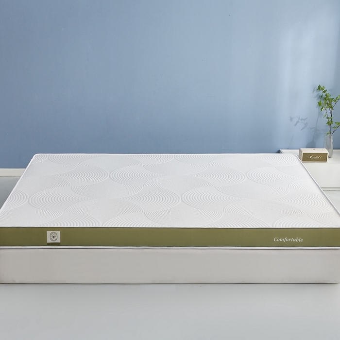 91家纺网 家纺一手货源 找家纺 合纵跨境工厂 2025新款17/25D记忆海绵床垫跨境外贸JIT一件代发TEMU亚马逊希音包过核价立体水波纹 立体水波纹针织绿边白