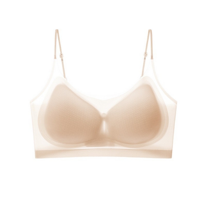 91家纺网 家纺一手货源 找家纺 良品汇馆 2025新款日式无印轻薄超薄文胸内衣良品冰丝排扣超薄胸罩女无痕背心式小胸聚拢夏季 冰丝排扣超薄-黑色