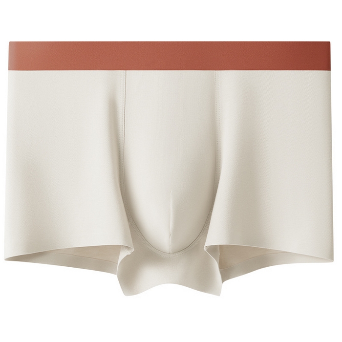 91家纺网 家纺一手货源 找家纺 良品汇馆 2025新款日式无印50支新疆长绒棉全棉纯棉男士内裤良品中腰无痕男平角内裤裤头 钼灰