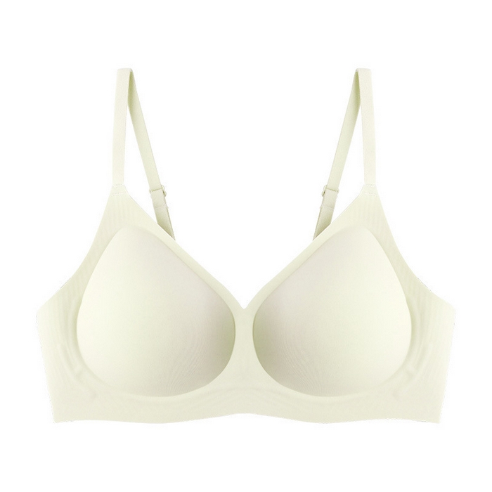 91家纺网 家纺一手货源 找家纺 良品汇馆 2025新款日式无印无钢圈文胸无痕良品水滴杯果冻3D聚拢透气防下垂小胸胸罩抗菌 果冻3D款-黑色