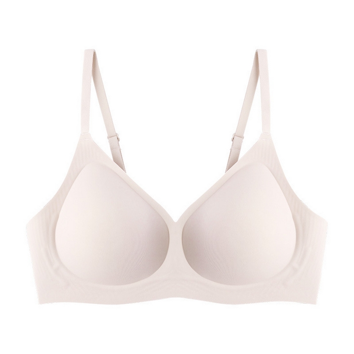 91家纺网 家纺一手货源 找家纺 良品汇馆 2025新款日式无印无钢圈文胸无痕良品水滴杯果冻3D聚拢透气防下垂小胸胸罩抗菌 果冻3D款-黑色